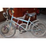 3 x Vintage Childrens pushbikes and 1 x Childrens scooter, to include 1 x Raleigh Budgie and 1 x