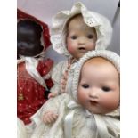 Antique good  large Collection of Bisque head, composition baby dolls selection . The selection