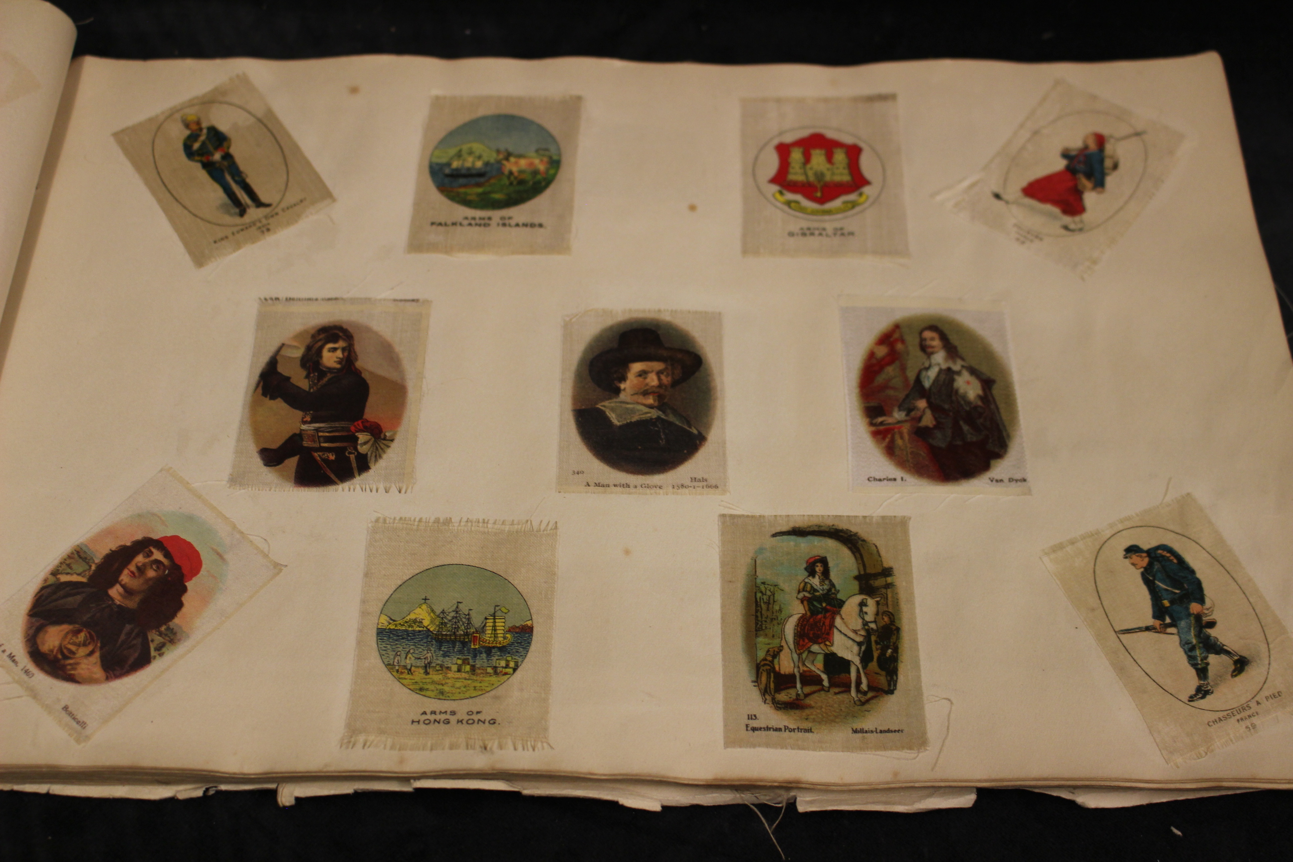 An album containing a number of silk cards for Regiments, Butterflies, Battleships, Countries etc - Image 4 of 6