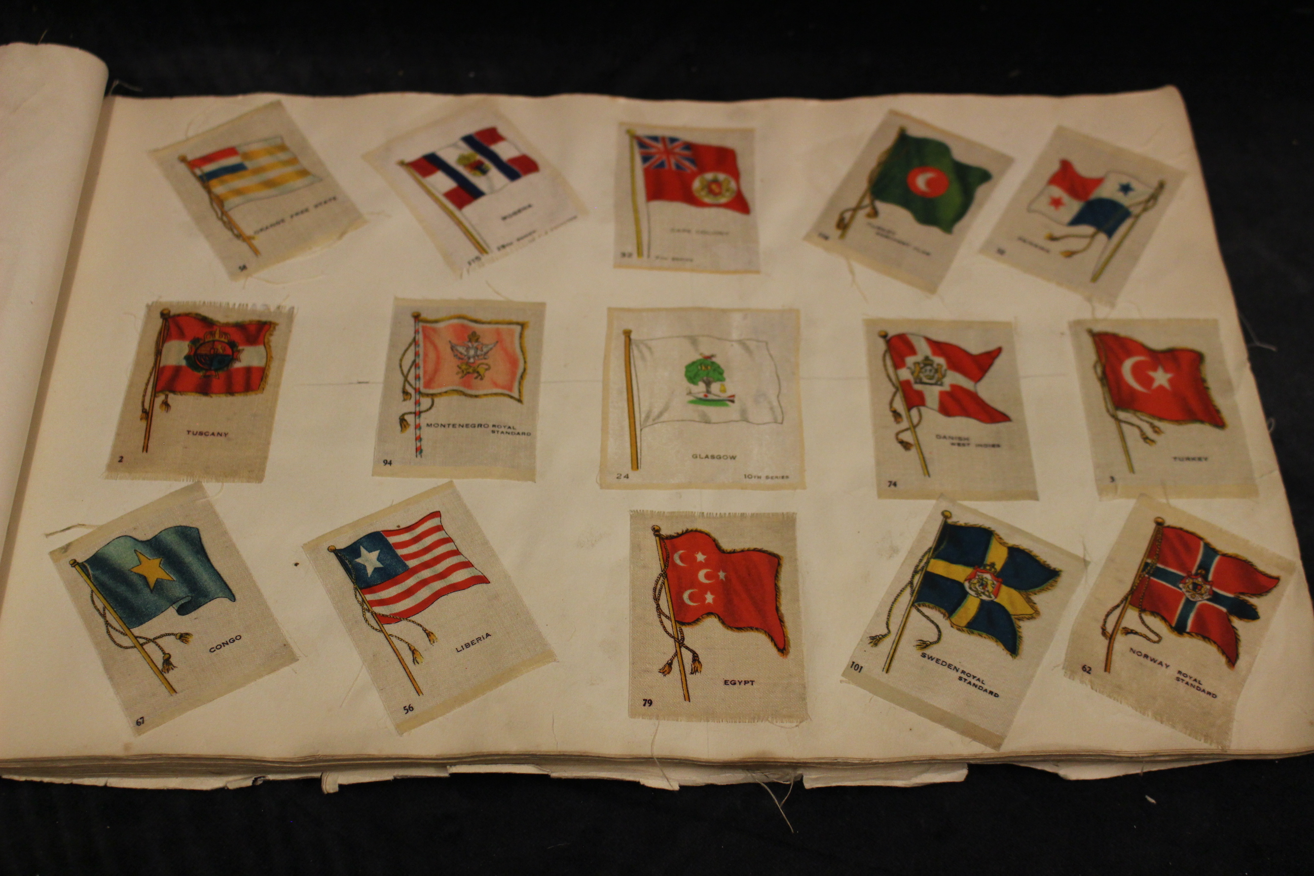 An album containing a number of silk cards for Regiments, Butterflies, Battleships, Countries etc - Image 3 of 6