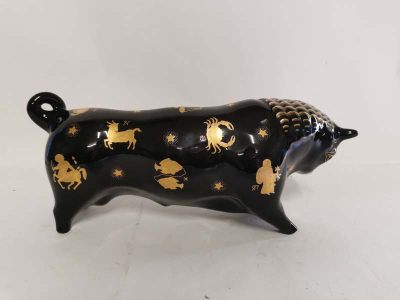 A Wedgwood porcelain figure titled Taurus The Bull, limited edition of 250.37cm long. (1) - Image 2 of 3