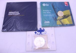 Selection of Three Collectors Coins.  To include 2010 Icons of a Nation "The Red Arrows"