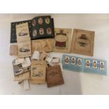 A collection of cigarette cards and cigarette card albums. (1)