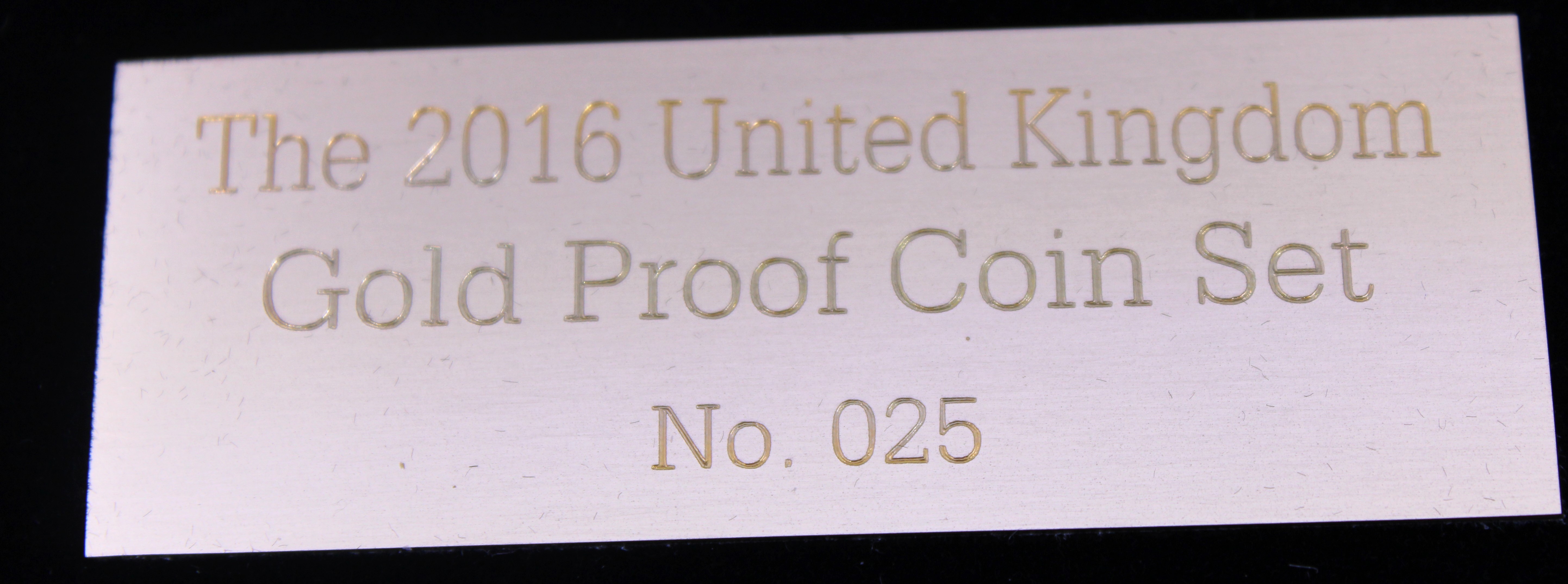 2016 UK Gold Proof Annual Set from The Royal Mint with eight commemorative coins in original box. - Image 5 of 5