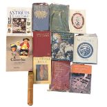 A mixed box of vintage and antique books of assorted interest to include various antique interest