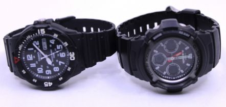 Two Casio Watches.  To include a Casio G-Shock Radio Solar (AWG-101) Watch and a Casio Quartz Watch.