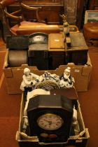 Selection of various clocks, most seem to be complete but all sold as untested.