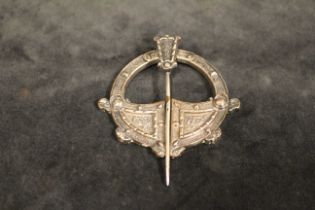 Victorian Replica of the Irish Tara Brooch, Silver Gilt. (Damaged). The Victorian Replica of the