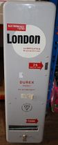 Retro/vintage London brand Durex vending machine very good overall condition but mechanically
