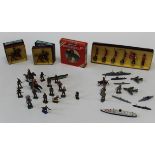 A boxed set of Britain's soldiers, 5th Foot The Northumberland Fusiliers, two boxed 11th Hussars