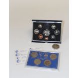 1986 Set 8 Guernsey proof coins 2008 History of Royal Air Force Guernsey £5 commemorative coin