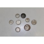 1877 Queen Victoria sixpence 1844 Queen Victoria sixpence 1890 Queen Victoria threepence plus