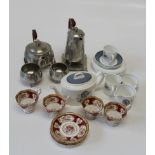 Assorted teawares, to include a Royal Albert Lady Hamilton part tea set, four Paragon Chelse bird