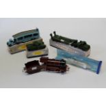 A Dinky Toys Pullmoor car transporter, number 982, a Dinky Supertoys Tank Transporter 660, Centurion