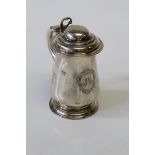 A George III sterling silver tankard, marked to the base for Thomas Whipham & Charles Wright, London