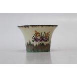 A circa 1936 Clarice Cliff Taormina pattern bonnet shape bowl. Printed marks, 5.5 x 8.5 cm