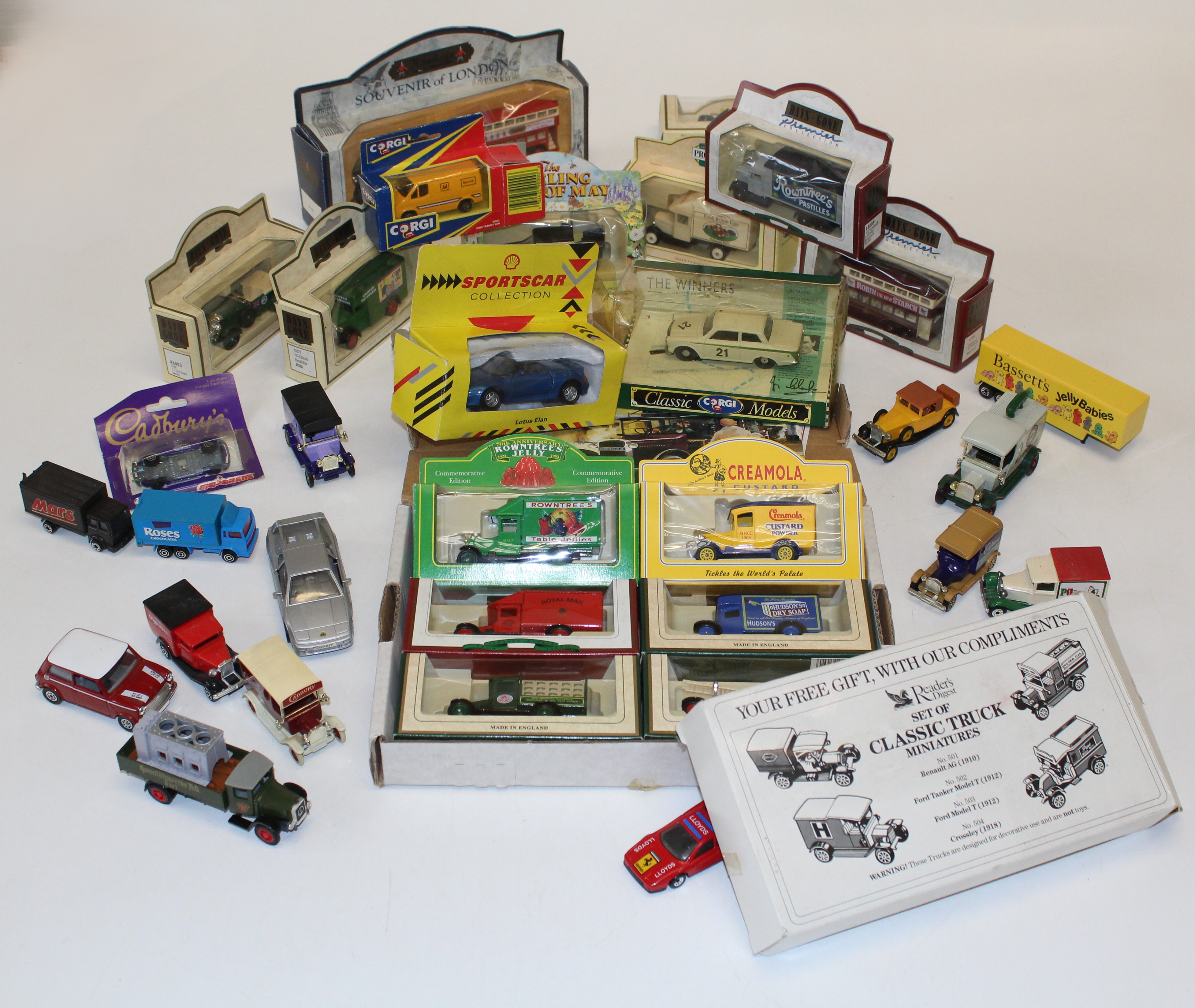 A quantity of assorted die-cast model vehicles, to include Days Gone, Corgi and various loose