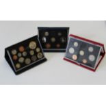 1988 UK proof coin collection set of six in deluxe display box 2010 UK proof coin set of thirteen