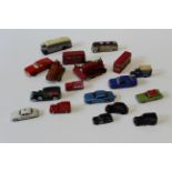 A quantity of unboxed, playworn 1960s and later die-cast model vehicles, to include Corgi, Dinky,