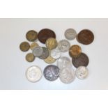 One bag of interesting coins, USA, Jersey and Ireland etc
