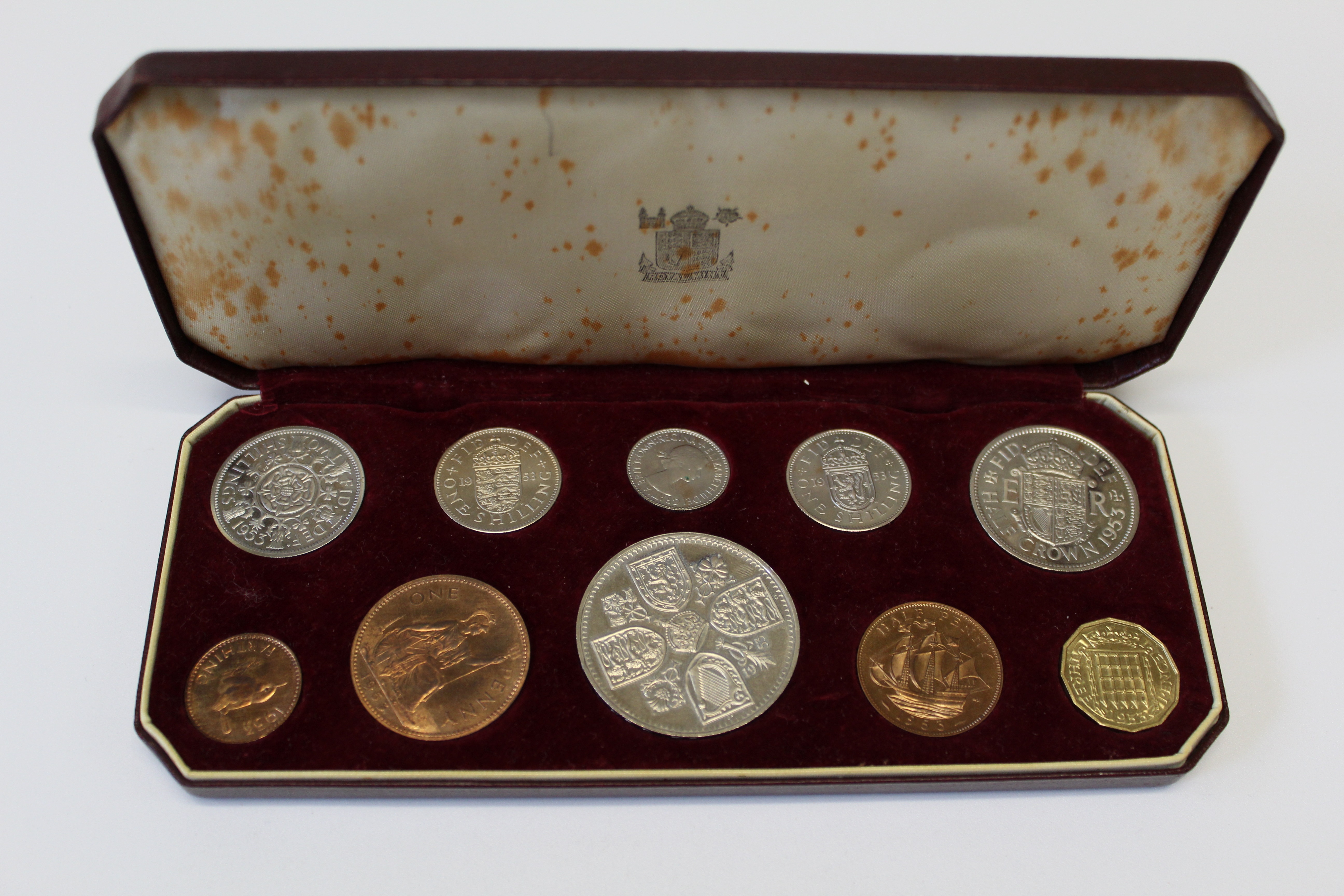 1953 Queen Elizabeth set of ten Coronation proof set