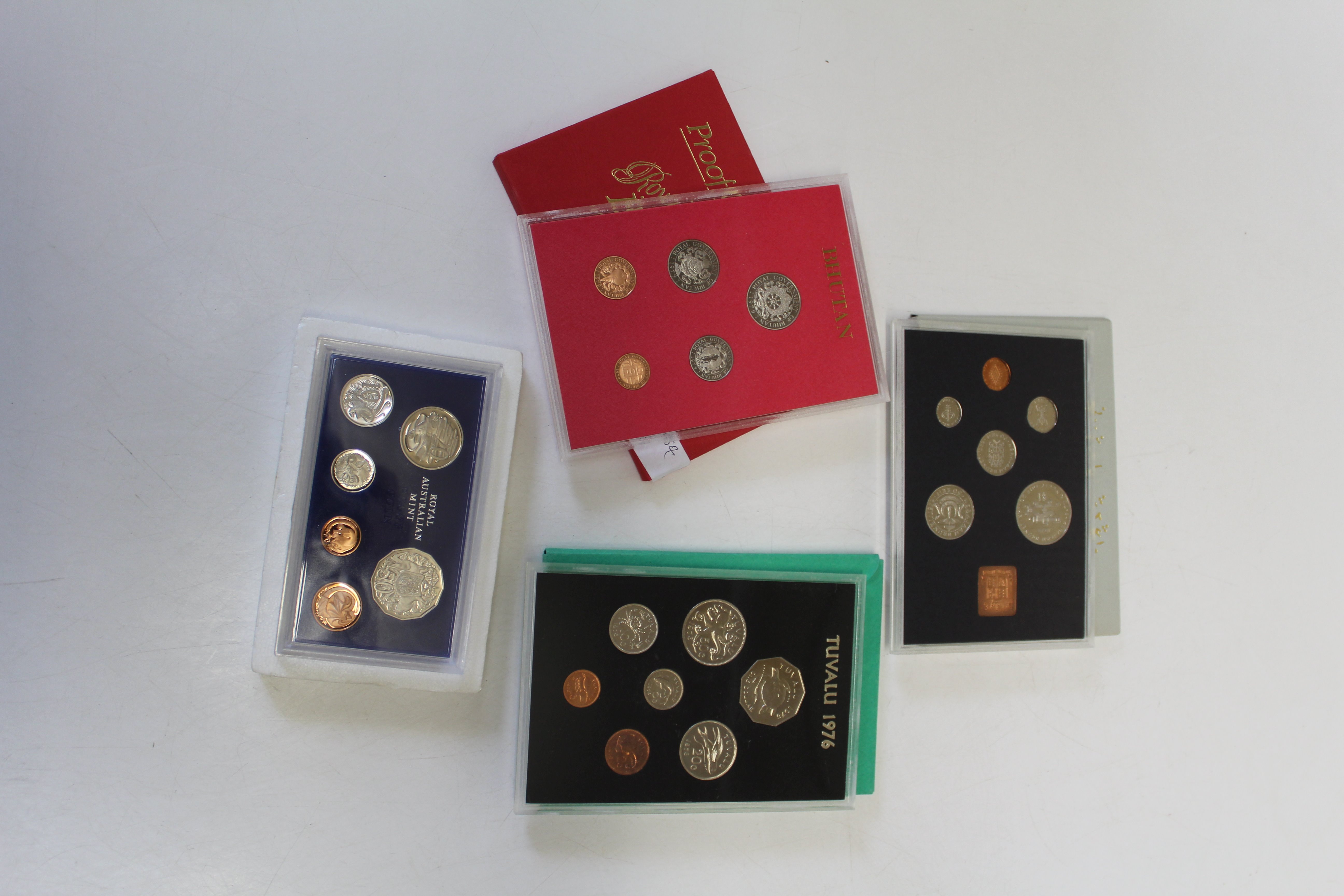 1980 Royal Australia mint set six proof coins 1979 Set of six proof coins Brunei coinage 1976 The