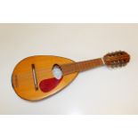 A 20th century Spanish mandolin, 62cm