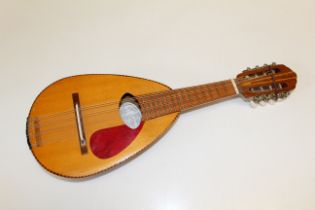 A 20th century Spanish mandolin, 62cm