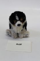 A Steiff Masterpiece Australian Shepherd Puppy, Jackie, with certification and in original box