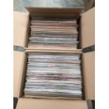 Two boxes of LPs to include Showaddywaddy, Hurricane Smith, The Spinners etc, 70s/80s.