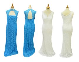 7 blue lace Goddiva dresses, brand new with tags, 2 x size 8, 2 x size 10, 1 x size 12, 1 x size