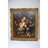 Hortense M G Dury-Vasselon (1860-1924) Carnations oil on canvas, 71 x 59cm signed lower right, The