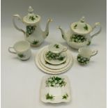 A Royal Albert 'Trillium' part-tea/dinner service. some with minor chipping & wear