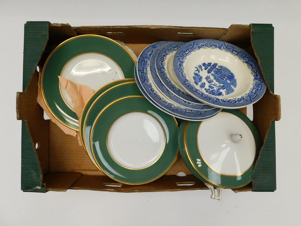 A mixed collection of china tea wares, dinner wares and ceramics including blue and white.some - Image 3 of 6