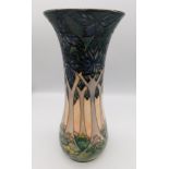 A Moorcroft Pottery vase in the 'Cluny' design, by Sally Tuffin , approx 12" high, in good