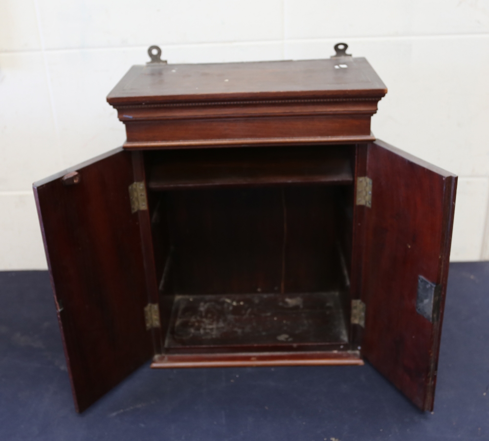 Edwardian inlaid smoker's cabinet - Bild 2 aus 3