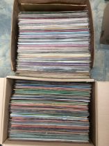 Two boxes of LPs to include Jive Bunny, Spike Jones, James Last etc.