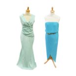 6 Goddiva mint green dresses, brand new with tags, 1 x size 8, 2 x size 10, 2 x size 12 and 1 x size