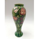 A Moorcroft ,Sweet Pea vase designed by Sally Tuffin for the Moorcroft Collectors Club in 1992 ,
