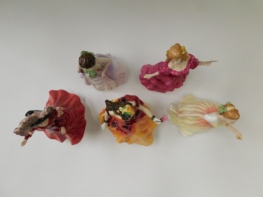 Royal Doulton - A collection of 5 lady figurines, Deborah, Patricia, Jessica, Belle and Jennifer, - Image 2 of 6