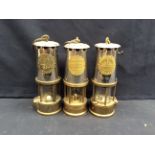 Mining interest:- two Eccles protector miners lamp type 6 and another, type 1A