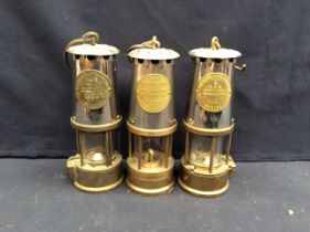 Mining interest:- two Eccles protector miners lamp type 6 and another, type 1A