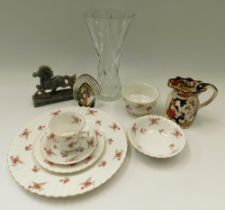 Richmond pink rose dinner and tea service collection of porcelain 20th Century items along with a