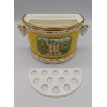 A boxed limited edition Royal Crown Derby 'bough pot', No. 100 of 100, celebrating the 100th year of