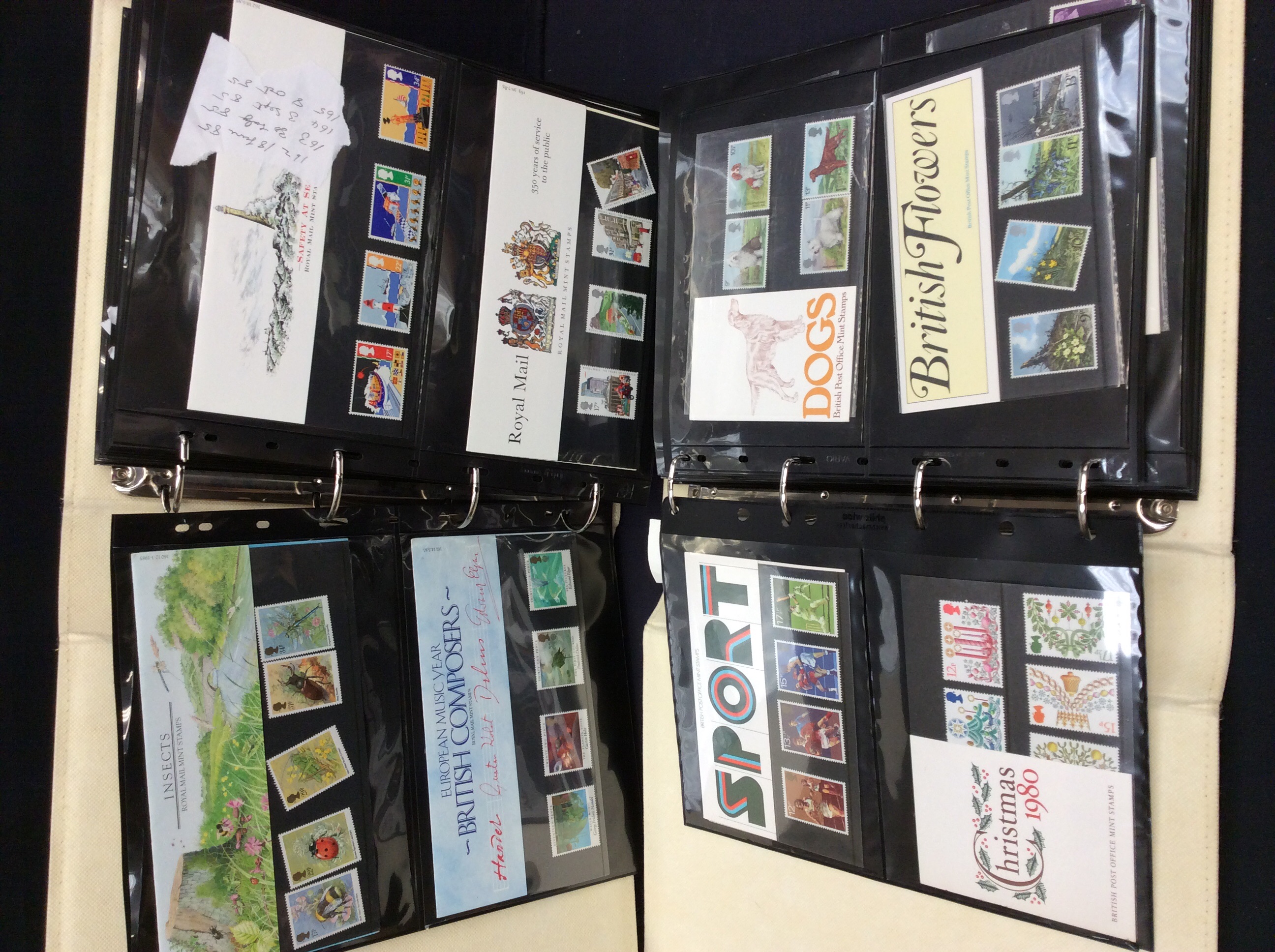 2 Albums with a collection of GB Presentation Packs , with a selection from 1980 - 1984 in one - Image 2 of 4