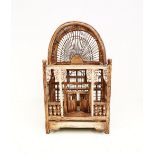 An early to mid 20th Century wooden French bird cage.