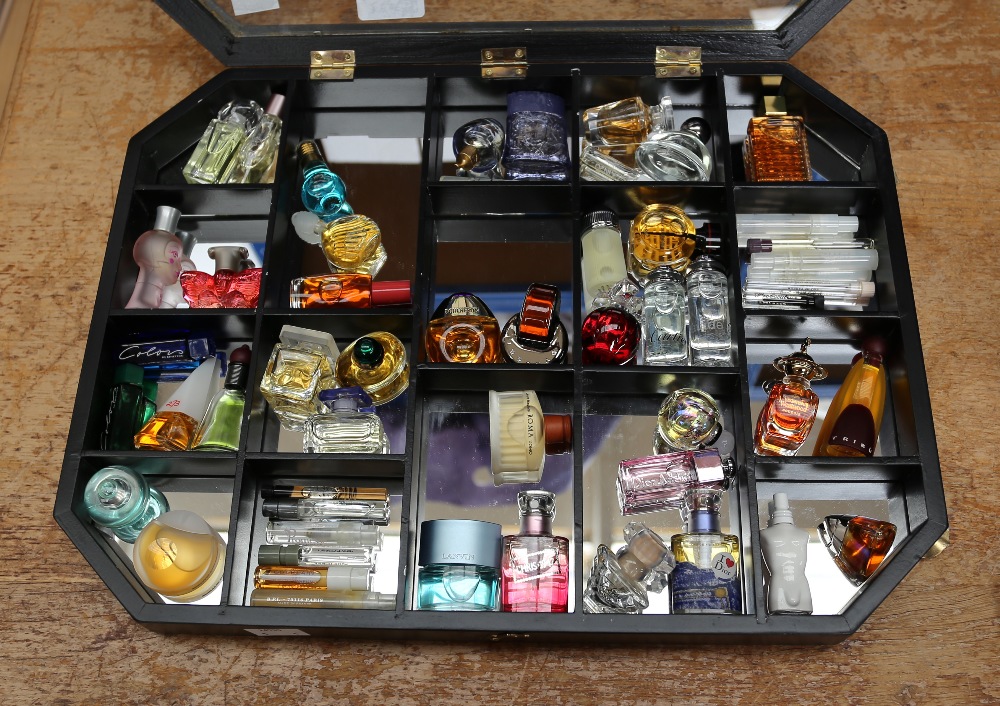 A collection of thirty-nine miniature perfume bottles and samples, comprising vintage and later - Image 2 of 7