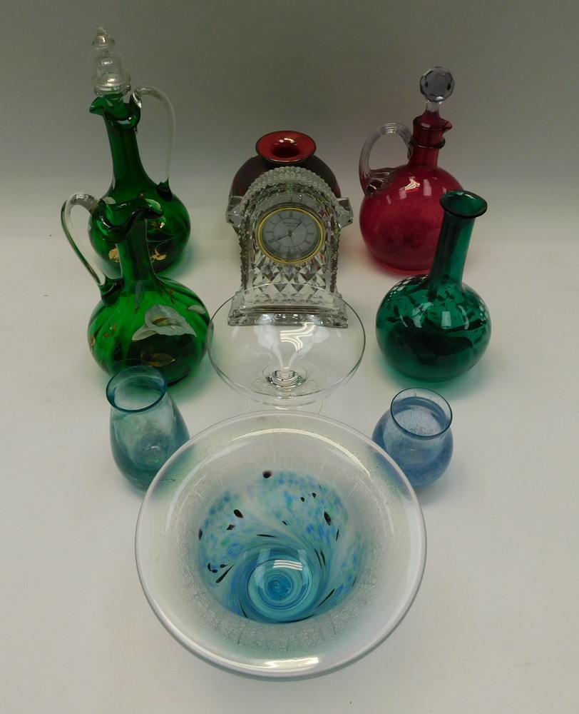 A boxed Waterford crystal clock, Caithness and Maltese glass, etc. (Q) maltese vase chipped - Image 3 of 5