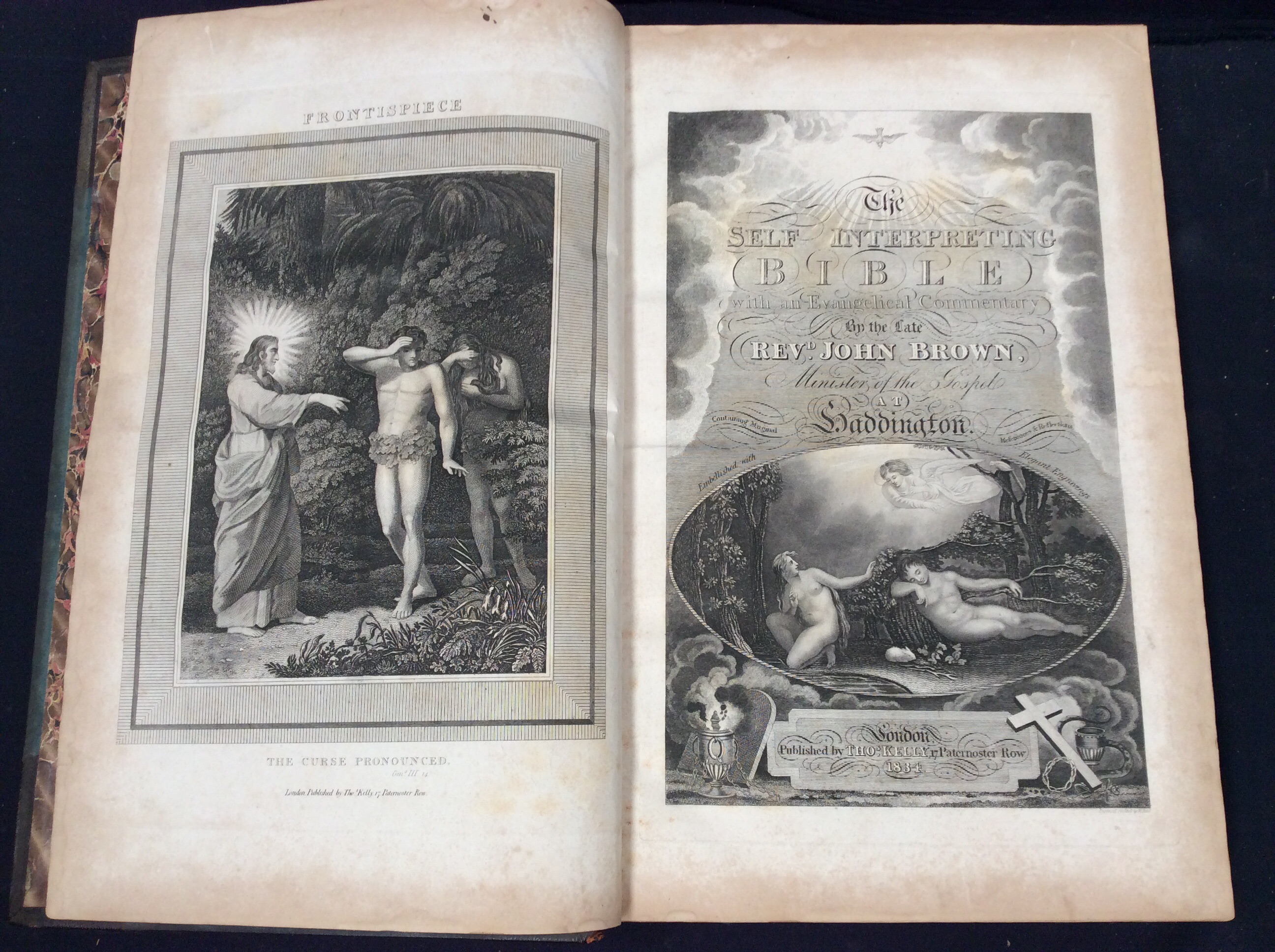 Three early to mid 19th Century bibles, AF. - Image 2 of 4