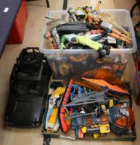 A large collection of modern Action Man figures along with vehicles and accessories.